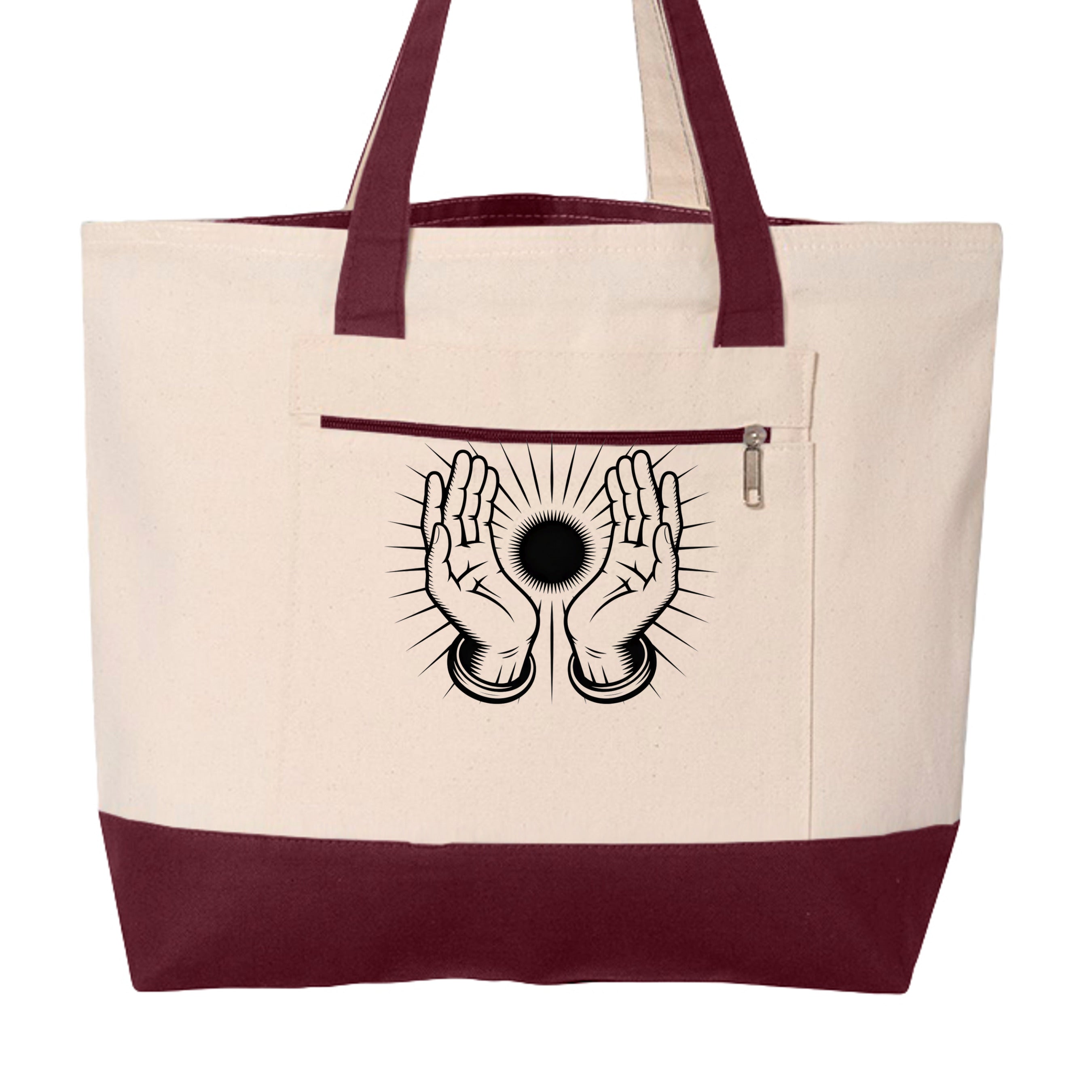 Natural/ Maroon - Q1300 - FRONT