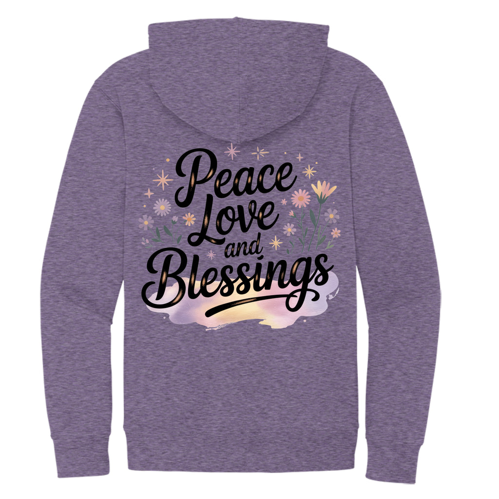 Heathered Purple - DT6100 - BACK