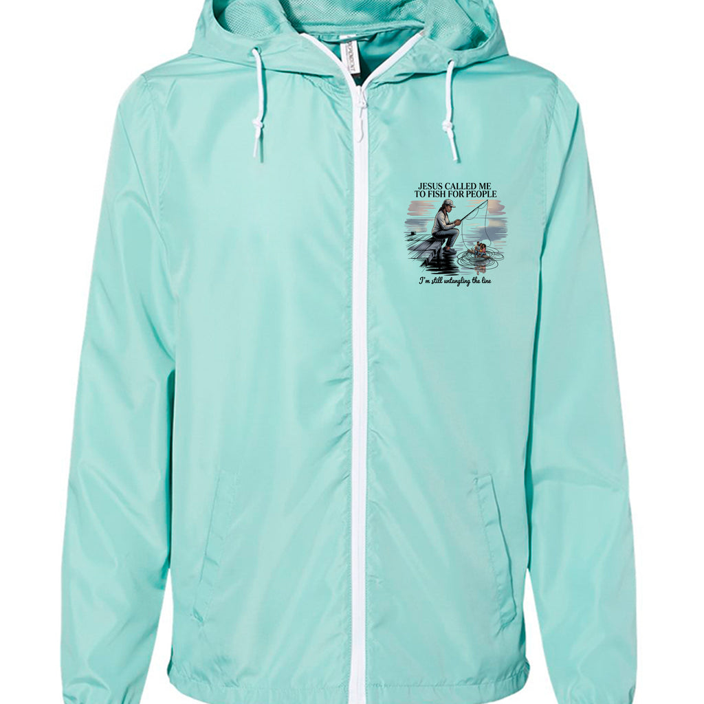Aqua/ White Zipper - EXP54LWZ - FRONT