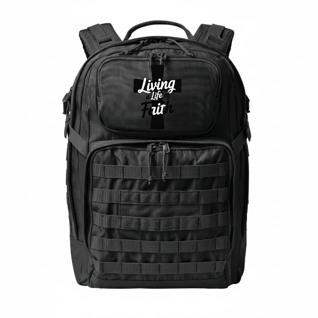 Living a Life of Faith backpack